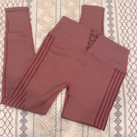 Fabletics Pants - Fabletics High Waisted Seamless Rib Legging